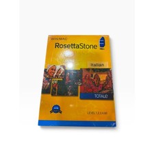 NEW Rosetta Stone Italian TOTALe Levels 1-5 Box Set Windows Mac Sealed V4