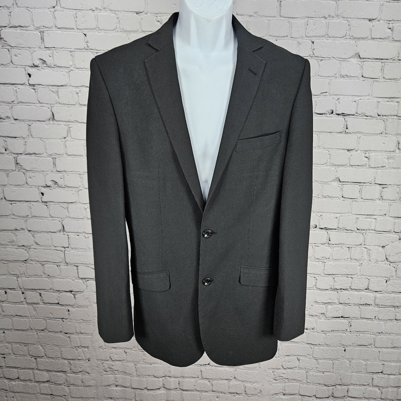 Marc Ecko Black Multitask 2 Button Double Vented … - image 1