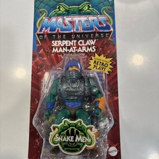 Masters of the Universe Origins Serpent Claw Man-At-Arms Figure Retro 2023