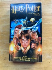 Harry Potter and the Sorcerers Stone VHS 2002 Radcliffe Grint Watson