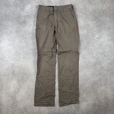 Dickies Carpenter Trousers Womens 32 Canvas Flex Straight Fit Pants, Brown