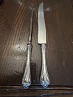 Sterling Silver  Empire By Whiting 1894 Carving Set , Knife & Sharpener