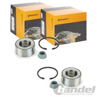 2X Continental Ctam RADLAGER-SATZ Hinten Passend FüR Mercedes 124 190 C-KLASSE C