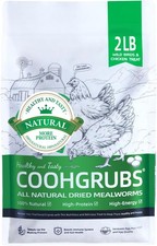 Dried Mealworms for Birds, Non-GMO High Protein Chicken Treats  Poultry Feed, 2