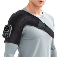 Electric Shoulder Brace for Men  Women, Shoulder Heated Pad Support Mobile Cont