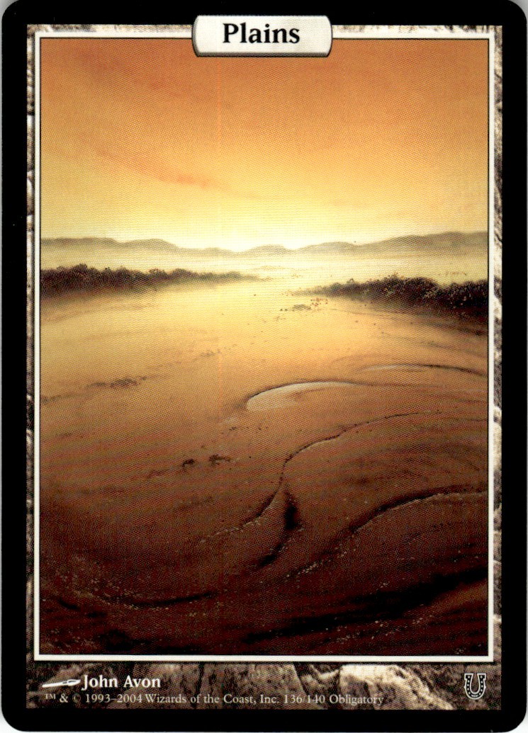 2004 Unhinged Magic The Gathering Plains 136/140 LP