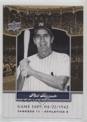 2008 Upper Deck Yankee Stadium Legacy Phil Rizzuto #YSL1489 HOF 1k3