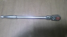Snap-on Tools F 731 3/8" DRIVE Flex Head Ratchet USA 11" Long Chrome