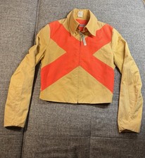 Dirk Bikkembergs short blouson jacket - Size 44 - Yellow & Orange (cross) -Used