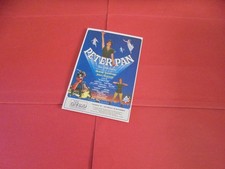Bonnie Langford Joss Ackland Peter Pan The Musical 1985 UK Leeds Theatre Flyer