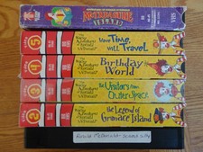 Vintage Lot of 6 The Wacky Adventures of Ronald McDonald VHS Set 1  5 McTreasure