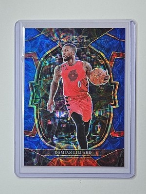 Damian Lillard 22-23 Select Blue Scope Prizm /249 #7 Blazers Panini NBA 🔭