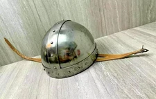 Medieval Helmet Knight Middle Ages Archer Viking Helmet Spangenhelm Nasal Norman