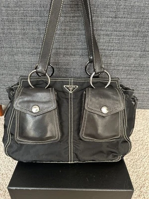 PRADA Black Nylon Tote Bags for Women for sale | eBay