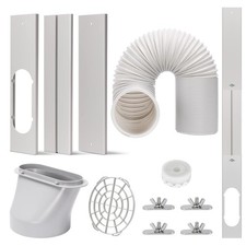 Portable Ac Window Vent Kit With 5.9 Exhaust Hose Window Seal Kit For Portable Ac Window Vent Kit With 5.9 Exhaust Hose Window Seal Kit For