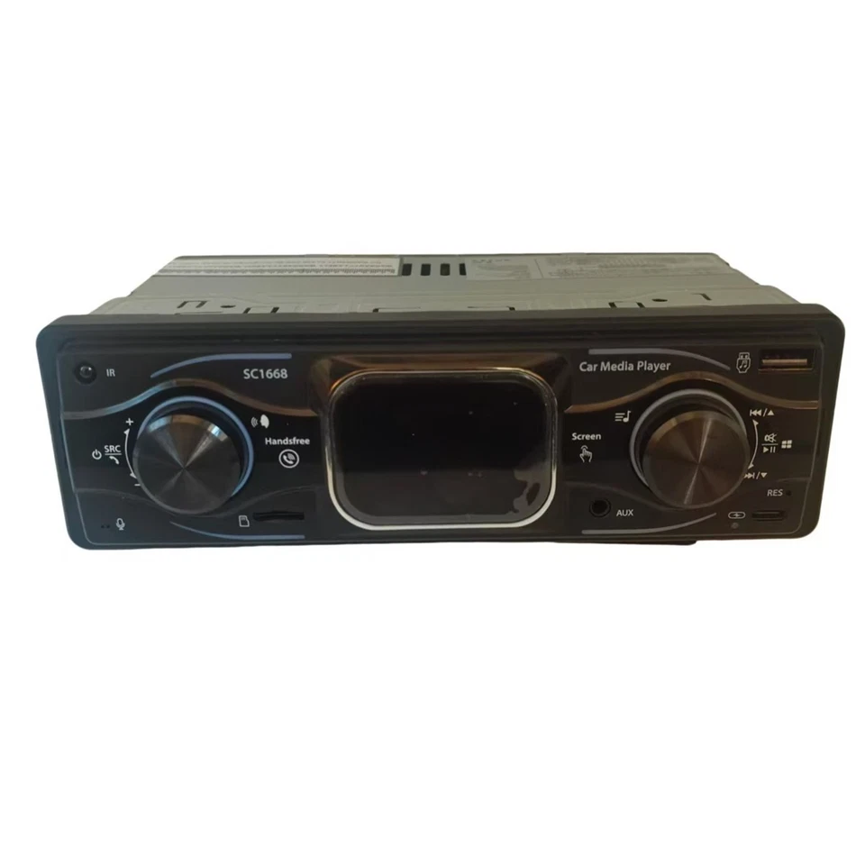 Car Stereo Radio Bluetooth MP3 Single 1 DIN Player AUX USB SD FM Audio Receiver - Image 3 of 4