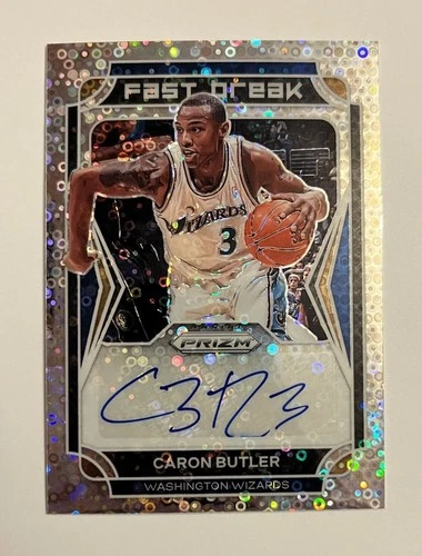 2021-22 Panini Prizm Caron Butler Fast Break Prizm Autograph NBA Card #FB-CBT