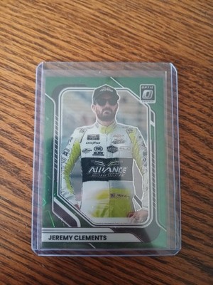 2026 Donruss Nascar Racing Jeremy Clements Optic Green Velocity /99