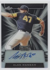 2019 Leaf Metal Draft Black 5/15 Alek Manoah #BA-AM2 Auto m2a