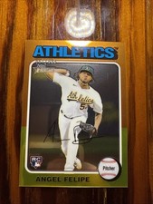 2024 Topps Heritage #147 Angel Felipe RC Oakland Athletics 661/699