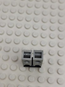 LEGO Parts 970c86pb02 Hips and Light Bluish Gray Legs with Chain Mail Pattern