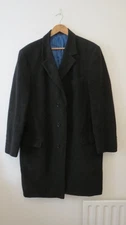CHARLES TYRWHITT CASHMERE COAT UK 44 CHARCOAL GREY Overcoat  LONDON