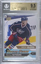 2016 Upper Deck Young Guns High Gloss 1/10 Markus Nutivaara BGS 9.5 GEM MINT ae7