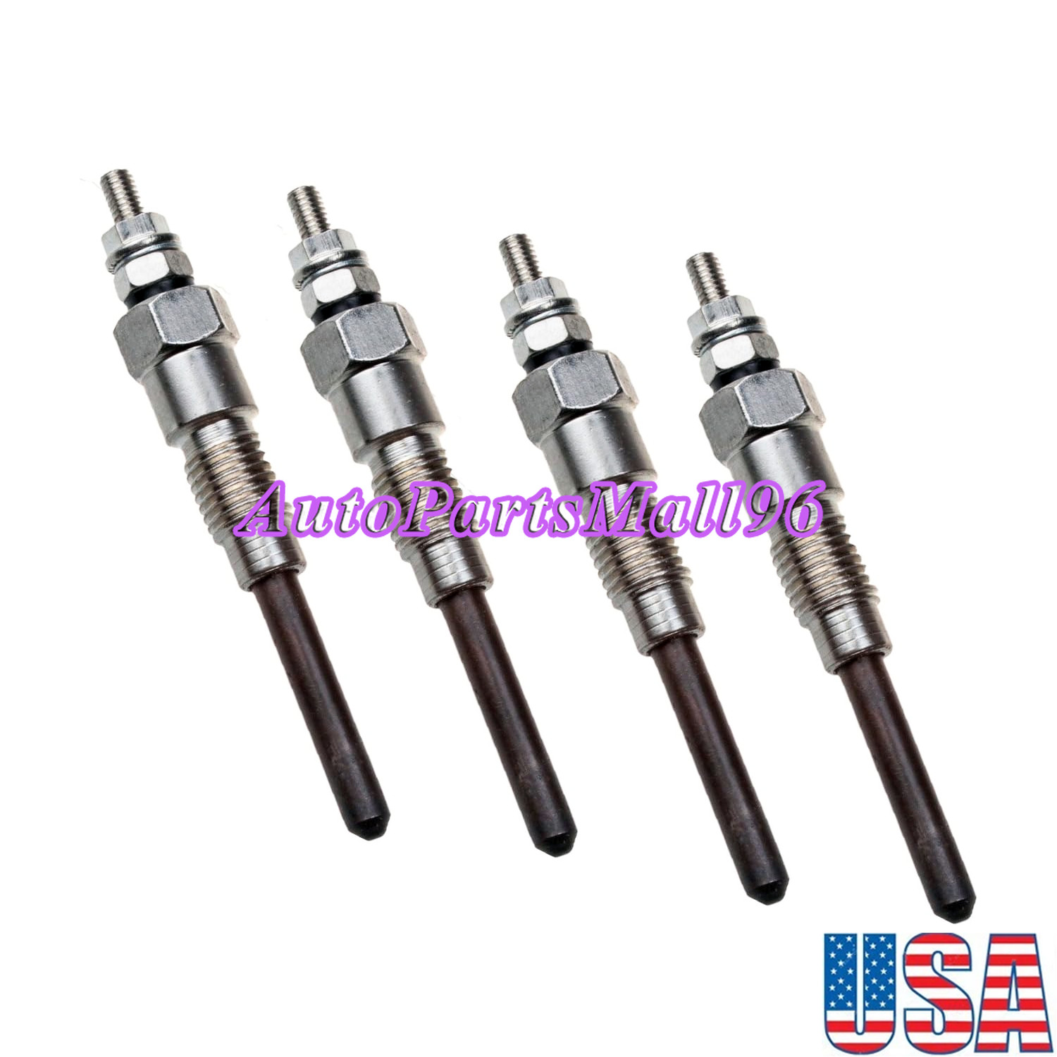 4 pcs Glow Plug 16415-65512 16415-65510 For Kubota V3300 V3600 V3800 M6800 M8200