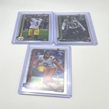 2025 Topps Chrome Football Lot of 3 Refractor Cornerbacks 