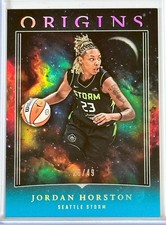 2024 Panini Origins WNBA, Jordan Horston, Teal Parallel /49 #28