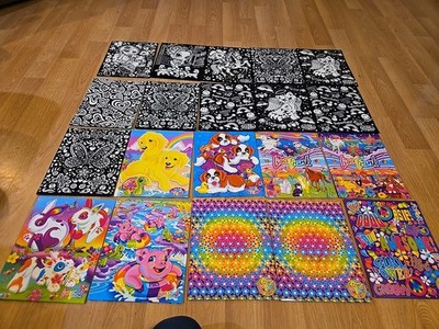 Lisa Frank set of 20 folders brand new  11 Are Felt (E)