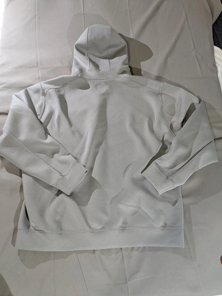 Uniqlo Sudadera con Capucha Para Hombres XL Gris SECO Cremallera Completa Chaqueta Sudadera Cremallera Bolsillo Atlético Foto 4 de 4