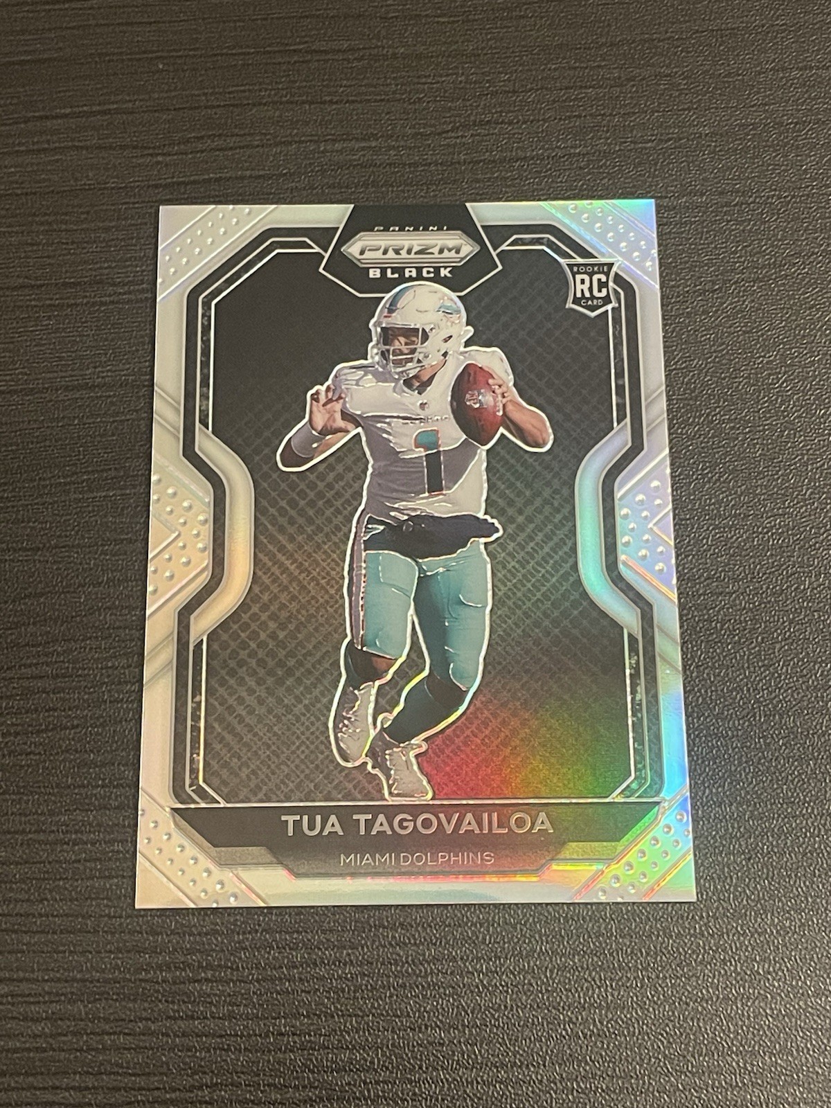 2020 Panini Chronicles - Prizm Black Tua Tagovailoa #PB-2 Silver (RC)