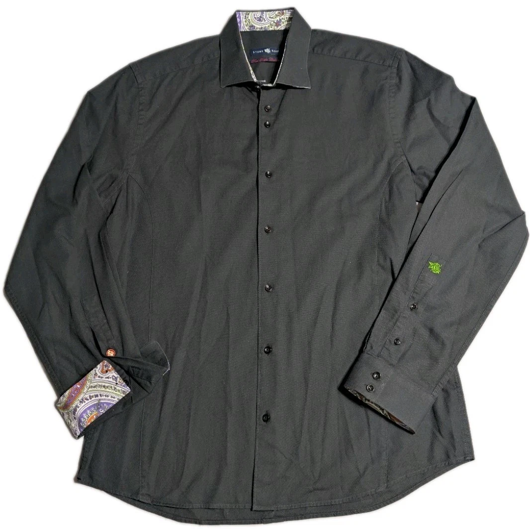 Stone Rose Casual Button-Down Shirts for Men for sale | eBay