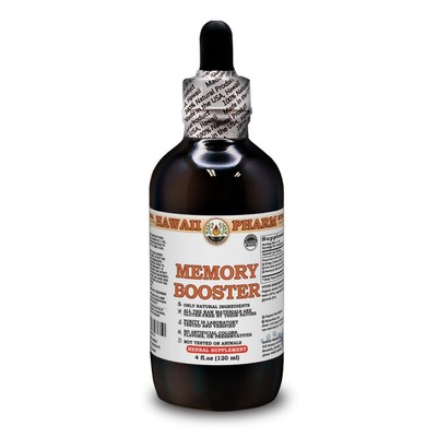 Memory Booster Liquid Extract, Ginkgo Leaf, Gotu Kola Herb, Rosemary Leaf Tinctu