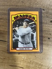 2013 Topps Archives #1 Babe Ruth New York Yankees Orange  Variation
