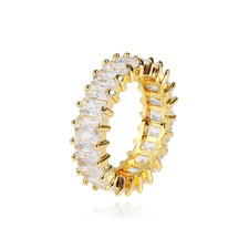 ringe gold eternity ring ringe damen,Stein Ring mit Zirkonia Kristallen,Offene R