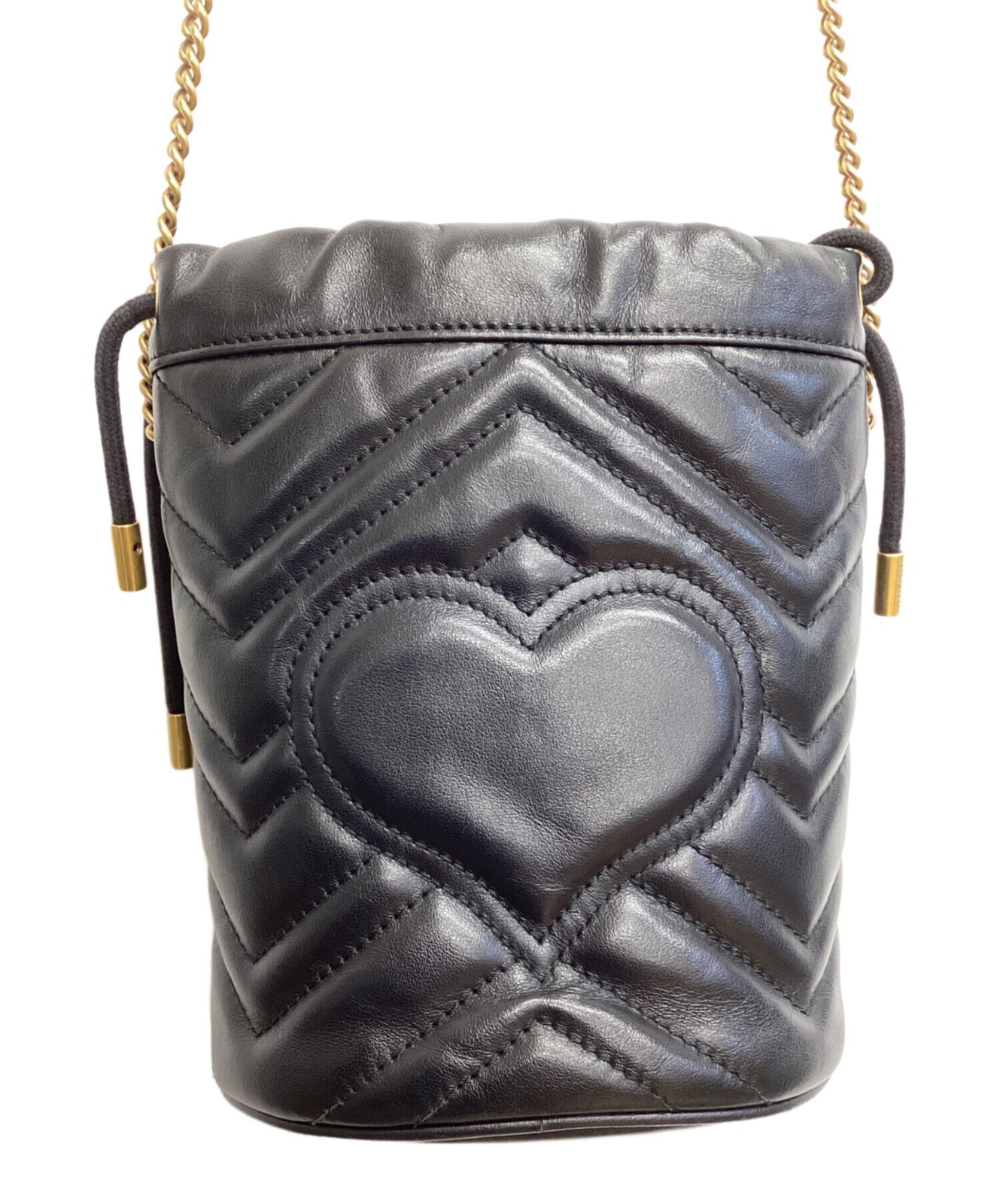 GUCCI Chain Shoulder Bag Black Leather Italy Model 575163 SN2599 thumbnail 12