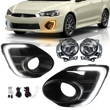Led Fog Light For 2016-2017 Mitsubishi Lancer Daytime Running Driving Lamps Pair Led Fog Light For 2016-2017 Mitsubishi Lancer Daytime Running Driving Lamps Pair