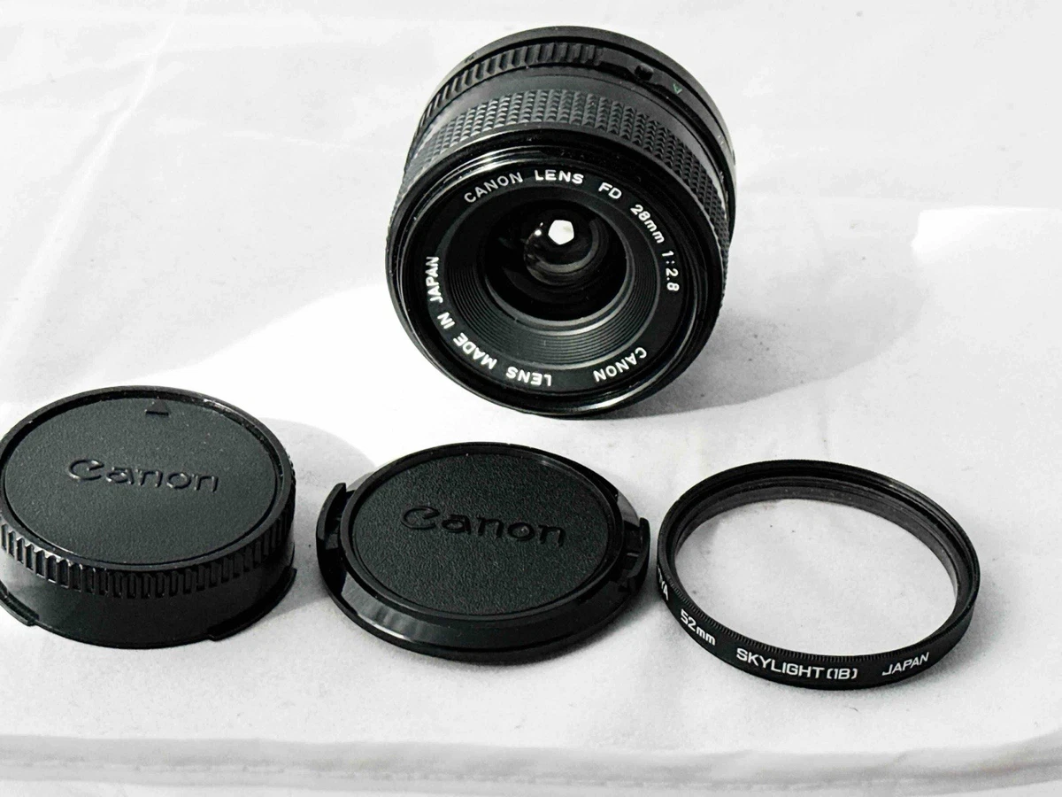 Preços baixos em Lentes de câmera Canon Canon FD 28mm Focal | eBay