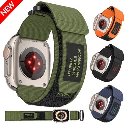 Sport Nylon Loop Armband Für Apple Watch Ultra 3 49mm Series 11 10 9 8 7 6 5 SE
