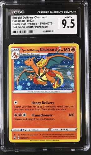 Special Delivery Charizard graded CGC 9.5 for sale on eBay