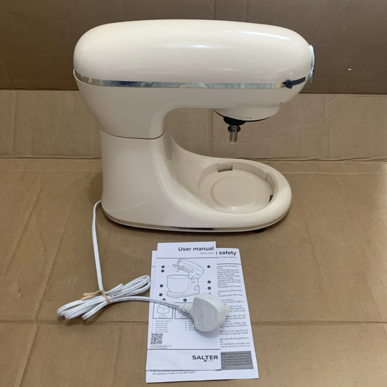 Motor Head For Salter Retro Cream Stand Mixer, 5L Bowl, 1300W, 8 Speeds. Works
