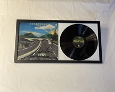 RALF HUTTER KRAFTWERK SIGNED AUTOGRAPH AUTOBAHN VINYL RECORD FRAMED PSA/DNA COA