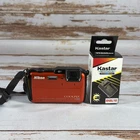 Nikon Coolpix AW120 Waterproof Camera 5x Zoom w/ New Battery & Charger