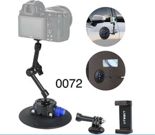 UTEBIT 6" Suction Cup Camera Mount with Ball Head Magic Arm 0072 