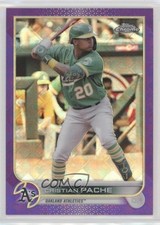2022 Topps Chrome Logofractor Edition Purple Refractor /250 Cristian Pache 08jk