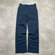 Dickies 874 Trousers Womens 28" Workwear Straight Leg Work Pants, Navy