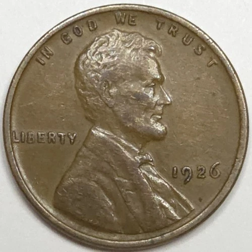 1926-P Lincoln Wheat Cent- VF/XF (Lot#2)