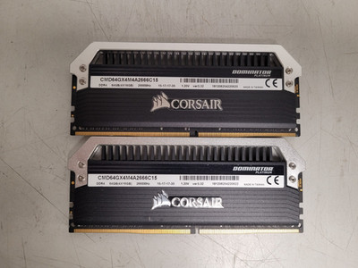 Corsair dominator platinum DDR4 32GB(2X16GB)2666Mh DESKTOP RAM CMD64GX4MA2666C15
